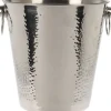 Home & Styling champagne/wijnkoeler RVS Ø 20 cm