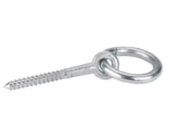 Houtdraadbout + Ring8Mm Rvs316