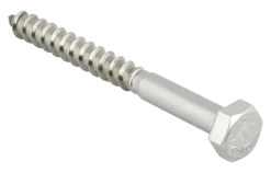 Houtdraadbout rvs M8x50 mm 15 stuks