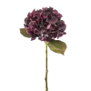 Hydrangea stem burgundy 47cm