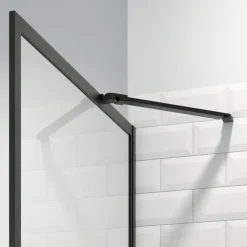 Inloopdouche A3 Contour Zwart 88x200cm