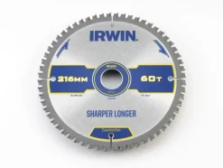 Zaagbladen > IRWIN afkortzaagblad 60T voor hout / laminaat / MDF- 216 x 30 mm
