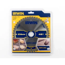 Zaagbladen > IRWIN afkortzaagblad 48T voor hout / laminaat / MDF- 216 x 30 mm