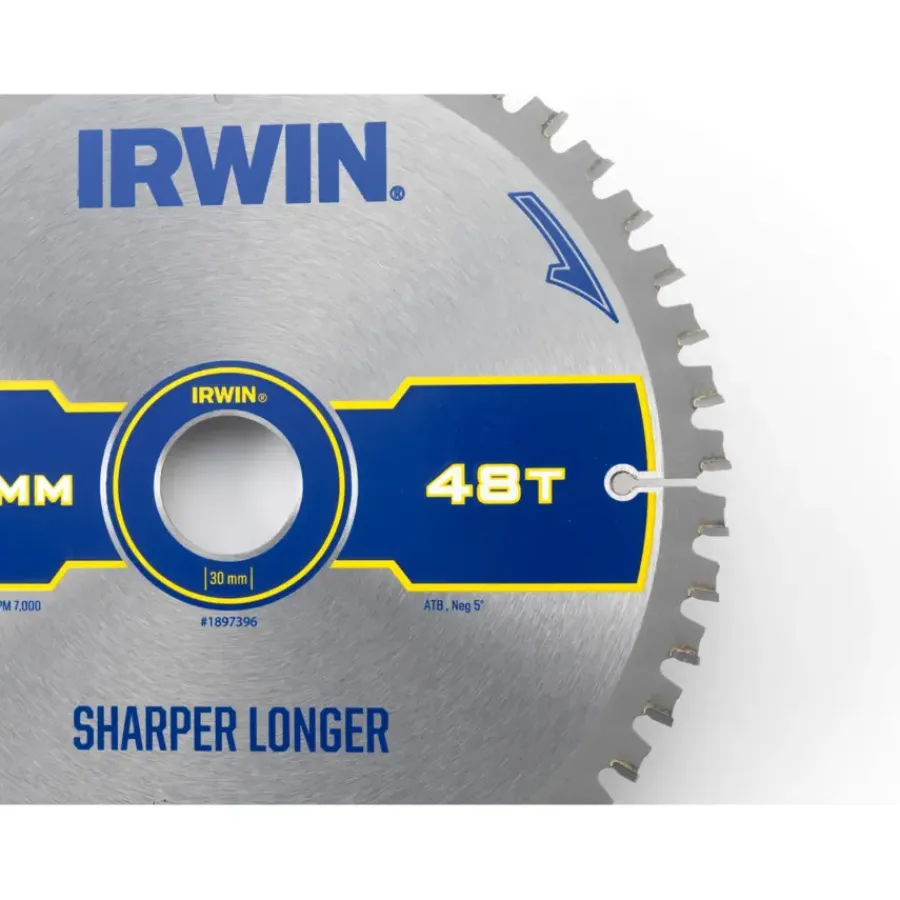 Zaagbladen > IRWIN afkortzaagblad 48T voor hout / laminaat / MDF- 216 x 30 mm