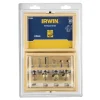 Freesaccessoires > IRWIN bovenfrezenset in houten kistje - 10-delig - 8 mm stift aansluiting