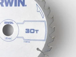 Zaagbladen > IRWIN cirkelzaagblad Ø160 mm met asgat 20mm, vertanding 30T