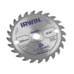 Zaagbladen > IRWIN cirkelzaagblad Ø85 mm met asgat 10mm, vertanding 24T