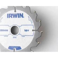 Zaagbladen > IRWIN cirkelzaagblad 125x20 mm 16t