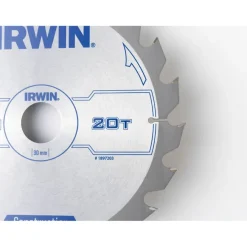 Zaagbladen > IRWIN cirkelzaagblad 210x30,20&16 mm 20t