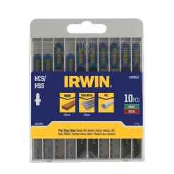Zaagbladen > IRWIN decoupeerzaagbladenset T-aansluiting voor hout en metaal - 10-delig