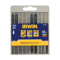 Zaagbladen > IRWIN decoupeerzaagbladenset T-aansluiting voor hout / metaal - 10-delig