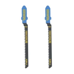 Zaagbladen > IRWIN decoupeerzaagblad T-aansluiting voor PVC / plexiglas - 2 stuks