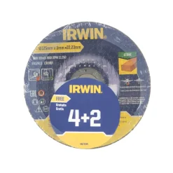 Slijpaccessoires > IRWIN haakse slijper doorslijpschijven voor steen - 6 stuks - Ø125 x 3 mm