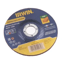 Slijpaccessoires > IRWIN haakse slijper doorslijpschijven voor steen - 6 stuks - Ø125 x 3 mm