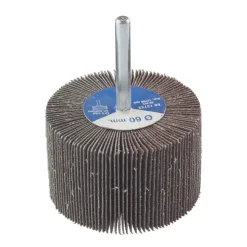 Schuuraccessoires > IRWIN lamellenschuurwiel voor (accu)boormachine. Ø60 mm. Lengte 40 mm. Korrel 80.