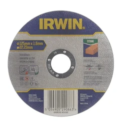 Slijpaccessoires > IRWIN Pro doorslijpschijf Ø125 mm. Dikte 1.6 mm. Voor steen.