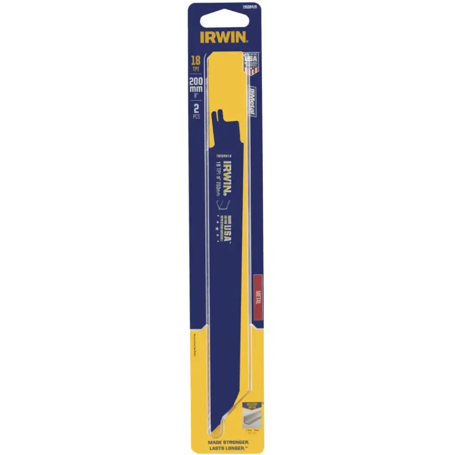 Zaagbladen > IRWIN reciprozaagblad voor Metaal - 2 stuks - 200 mm