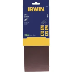 Schuuraccessoires > IRWIN schuurband 100 x 560 mm K150 voor AEG, 3 stuks