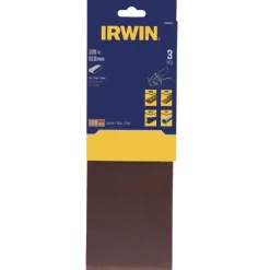 Schuuraccessoires > IRWIN schuurband 100 x 610 mm K100 voor Makita, 3 stuks