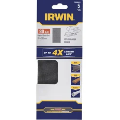 Schuuraccessoires > IRWIN schuurgaas 230 x 93 mm K80 5 stuks.