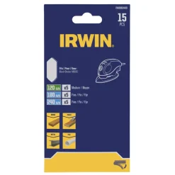 Schuuraccessoires > IRWIN schuurpapier voor de schuurvingers van B+D Mouse en Multischuurmachine, 15 stuks