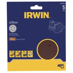 Schuuraccessoires > IRWIN schuurschijf rond Ø125 mm zelfhechtend K400, 5 stuks