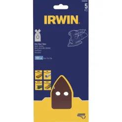 Schuuraccessoires > IRWIN schuurvel voor B+D Multischuurmachine zelfklevend K400, 5 stuks