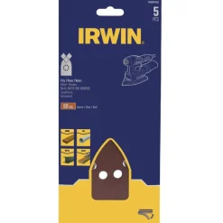 Schuuraccessoires > IRWIN schuurvel voor B+D Multischuurmachine zelfklevend K80, 5 stuks