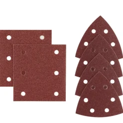 Schuuraccessoires > IRWIN schuurvel voor Makita Tristar, zelfklevend K80, 6 stuks