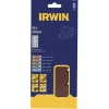 Schuuraccessoires > IRWIN schuurvel 230 x 93 mm K40/K60/K100/K150/K220 voor klembevestiging, met perforatie voor Bosch, Skil, Gamma, Makita, Metabo, 5 stuks.