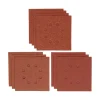 Schuuraccessoires > IRWIN schuurvel 115 x 115 mm K80/K120/K180 zelfhechtend, met perforatie, 10 stuks.