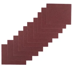 Schuuraccessoires > IRWIN schuurvel 140 x 115 mm K60 voor klembevestiging, zonder perforatie, 10 stuks.
