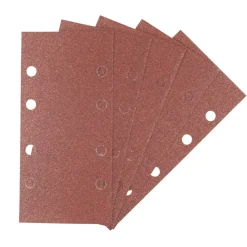 Schuuraccessoires > IRWIN schuurvel 190 x 93 mm K80 zelfhechtend, met perforatie voor Bosch, Skil, Gamma, Makita, Metabo, 5 stuks.