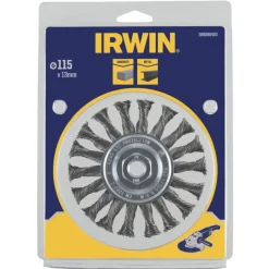 Slijpaccessoires > IRWIN staaldraadband 115 mm voor haakse slijper