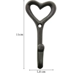 Jashaak enkel Love zwart gietijzer