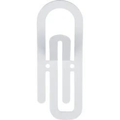 Jashaak enkel Paperclip wit zamak