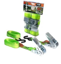 Aanhanger Accessoires > Jumbo spanband groen 25 mm 400 cm (2 stuks)
