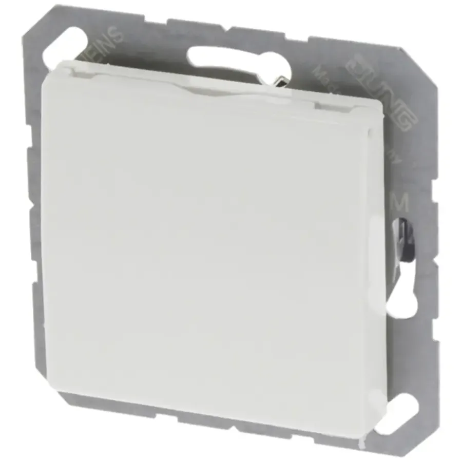 Inbouw Schakelmateriaal|Stopcontacten & Overige Contactdozen > JUNG AS500 enkel geaard stopcontact met klep wit