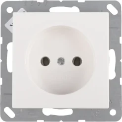 Inbouw Schakelmateriaal|Stopcontacten & Overige Contactdozen > JUNG AS500 Enkel Stopcontact Wit