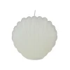 Kaars schelp wit 12,5 x 4,3 cm