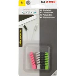 Kabelklemmen > Fix-o-moll Kabelbeschermers 4 kleuren 9x42mm - 4 stuks