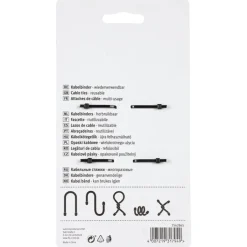 Kabelklemmen > Fix-o-moll Kabelbinder fix-o-tie 2 kleuren 31cm lang 2 stuks