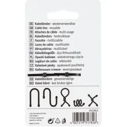 Kabelklemmen > Fix-o-moll Kabelbinder fix-o-tie 2 klittenband 152mm - 2 stuks