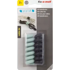 Kabelklemmen > Fix-o-moll Kabelbinder spiraal 2 kleuren 90mm - 2 stuks