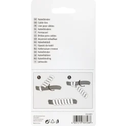 Kabelklemmen > Fix-o-moll Kabelbinder spiraal 2 kleuren 90mm - 2 stuks