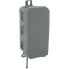 Elektradozen > Geen Kabeldoos met Doorsteektules Spatwaterdicht IP54 Grijs