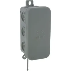 Elektradozen > Geen Kabeldoos met Doorsteektules Spatwaterdicht IP54 Grijs