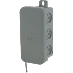 Elektradozen > Geen Kabeldoos met Doorsteektules Spatwaterdicht IP54 Grijs