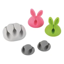 Kabelklemmen > Fix-o-moll Kabelhouders BUNNY zelfklevend 4 kleuren 5 stuks