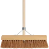 Kamerveger bezem kokos 40 cm met steel 150 cm